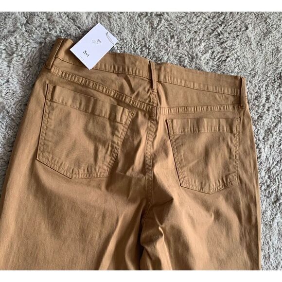 NWT 3X1 N.Y.C. SABINE Khaki Tapered Crop Chino Pants Size 29 retail $265 - Picture 5 of 7